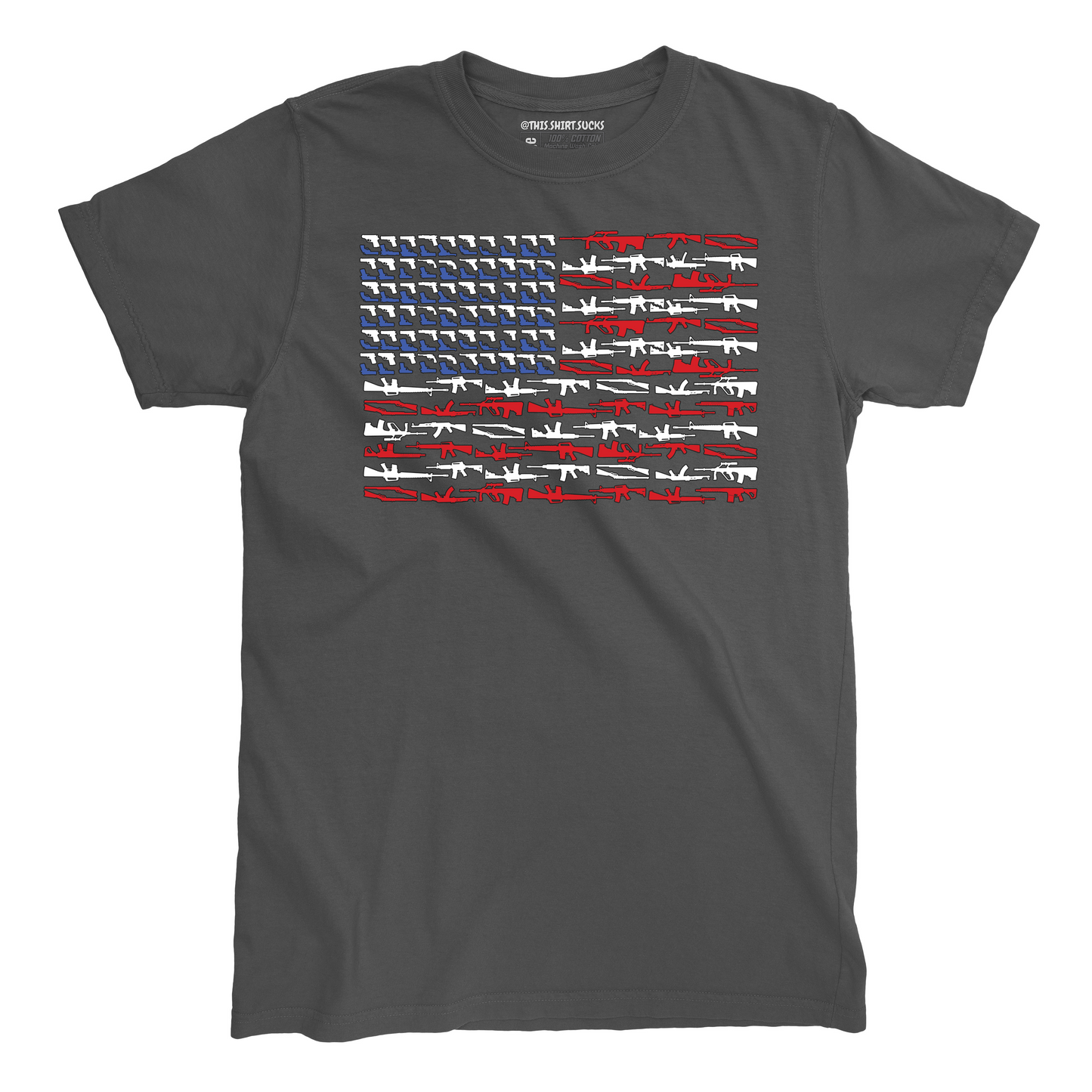 AMERICAN GUNS FLAG T-Shirt
