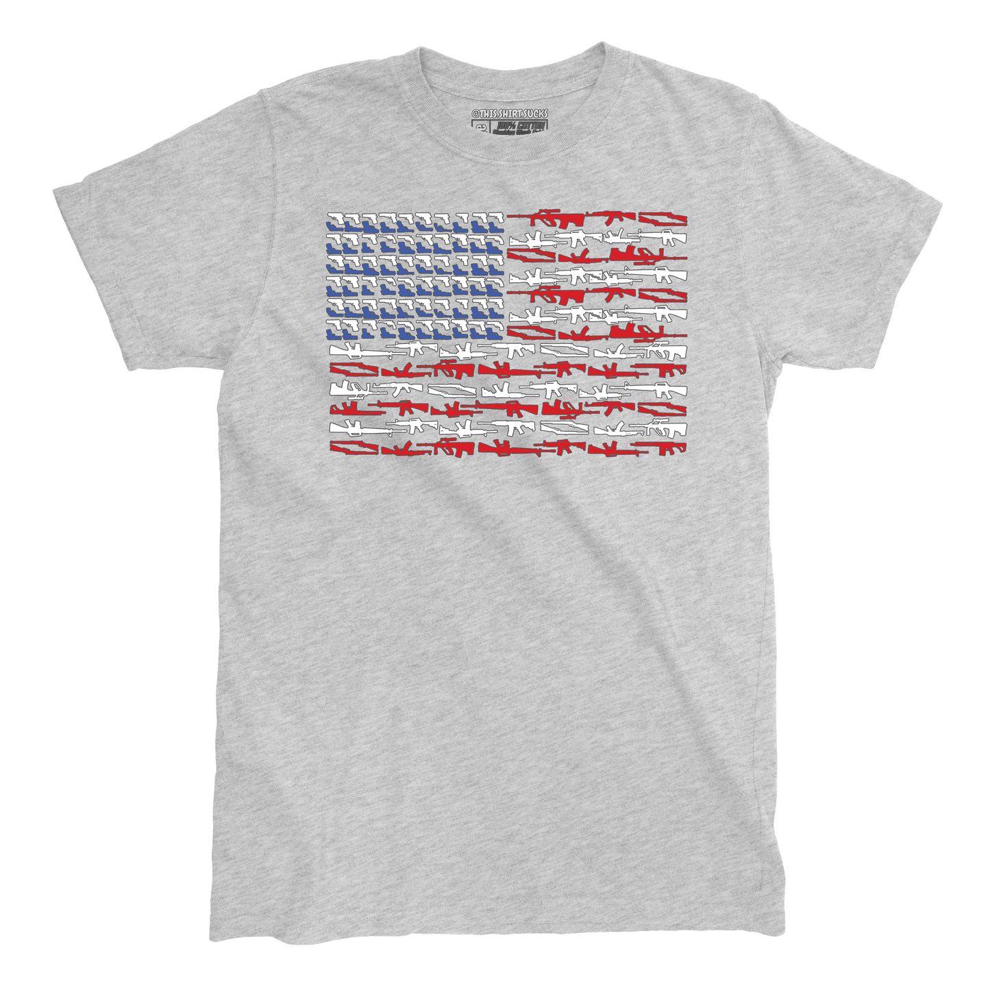AMERICAN GUNS FLAG T-Shirt